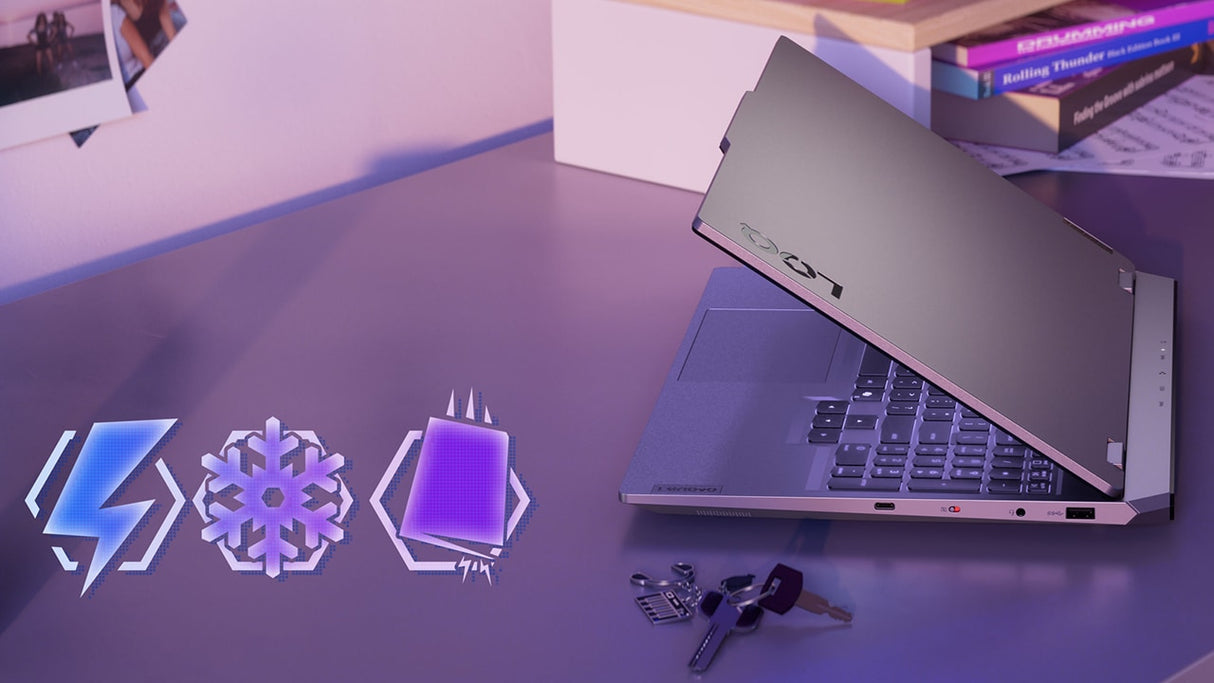 Lenovo LOQ 15IRX10 83JE002LUS Gaming Laptop | Intel Core i7-13650HX | RTX 5060 8GB VRAM GDDR7| 16GB RAM DDR5 4800MT/s | 512GB SSD | 15.6" FHD 144Hz | Windows 11 - Luna Grey