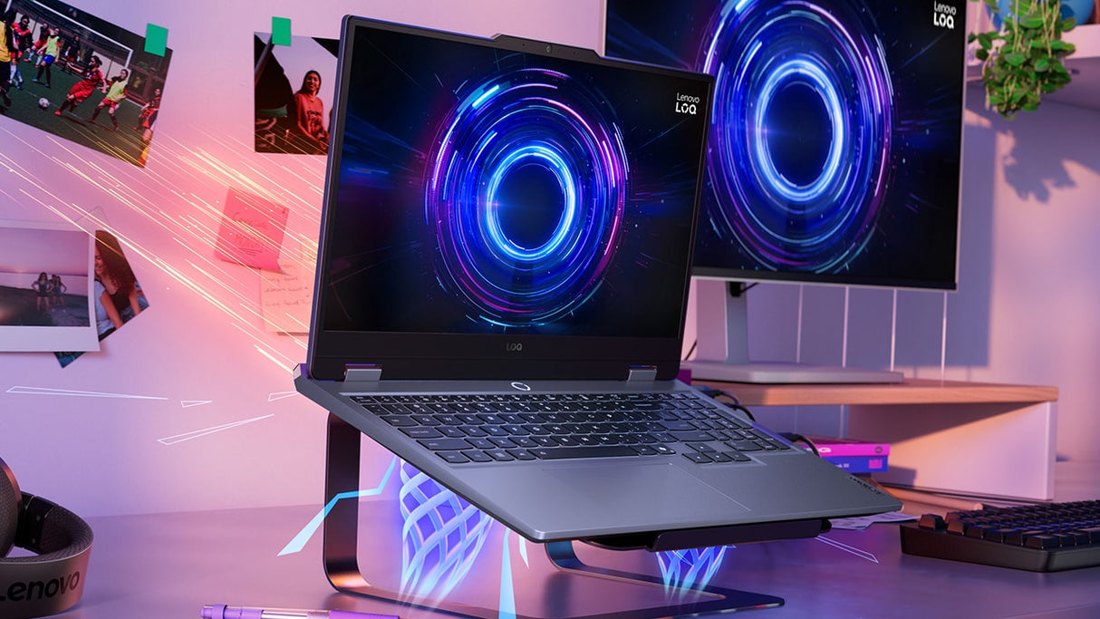 Lenovo LOQ 15IRX10 83JE002LUS Gaming Laptop | Intel Core i7-13650HX | RTX 5060 8GB VRAM GDDR7| 16GB RAM DDR5 4800MT/s | 512GB SSD | 15.6" FHD 144Hz | Windows 11 - Luna Grey