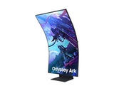 سامسونج اوديسي ارك شاشة العاب منحنية  موديل G97NC, حجم 55 انش , دقة 4K UHD 3840 x 2160, معدل تحديث 165 هيرتز, سرعة استجابة 1 ملي ثانية, يدعم HDMI 2.1, FreeSync Premium Pro بعرض خاص يشمل جهاز بلايستيشن 5 نسخة السي دي بذراعين مجانا