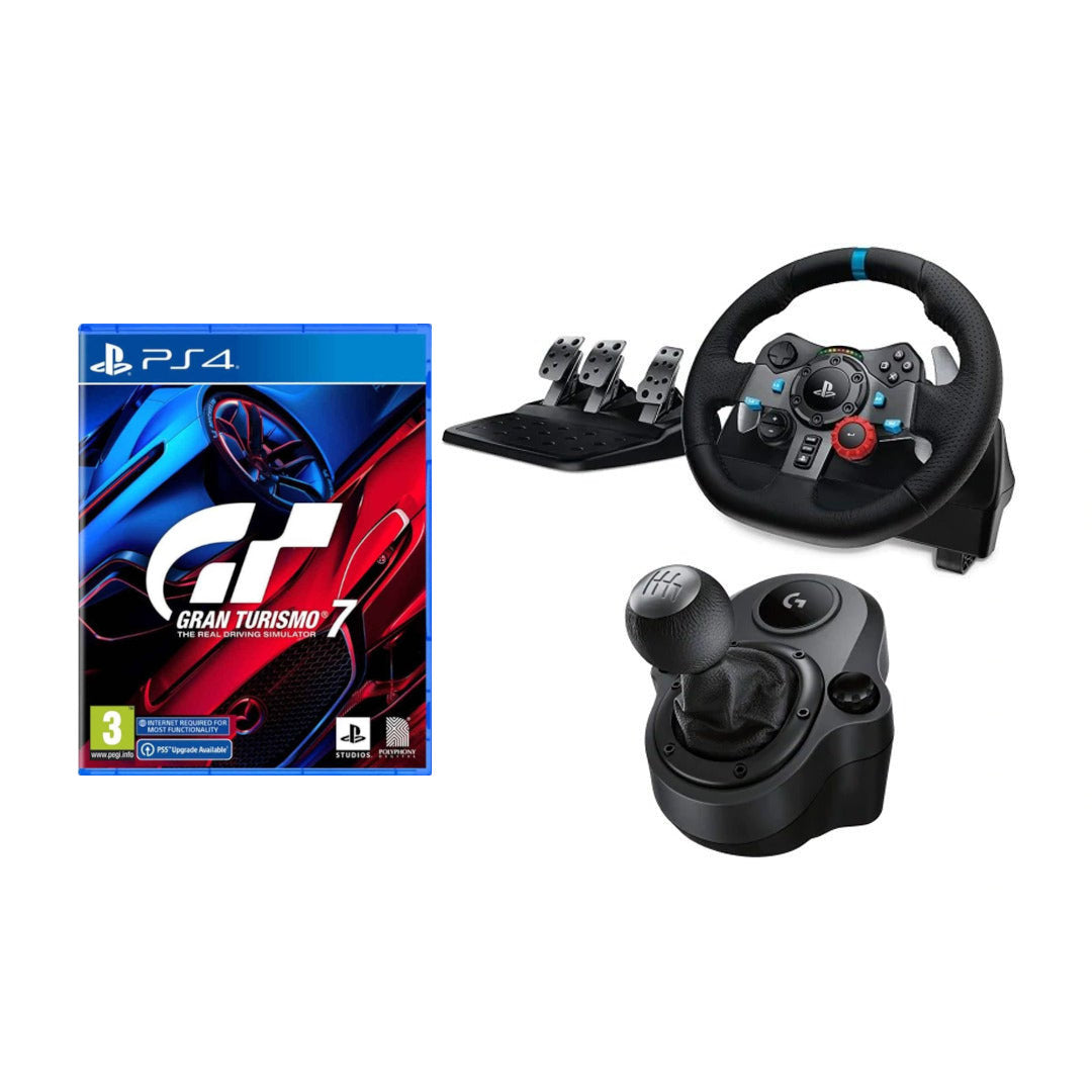 Logitech G29 Driving Force & Shifter Racing Wheel For PS5 & PC with ...