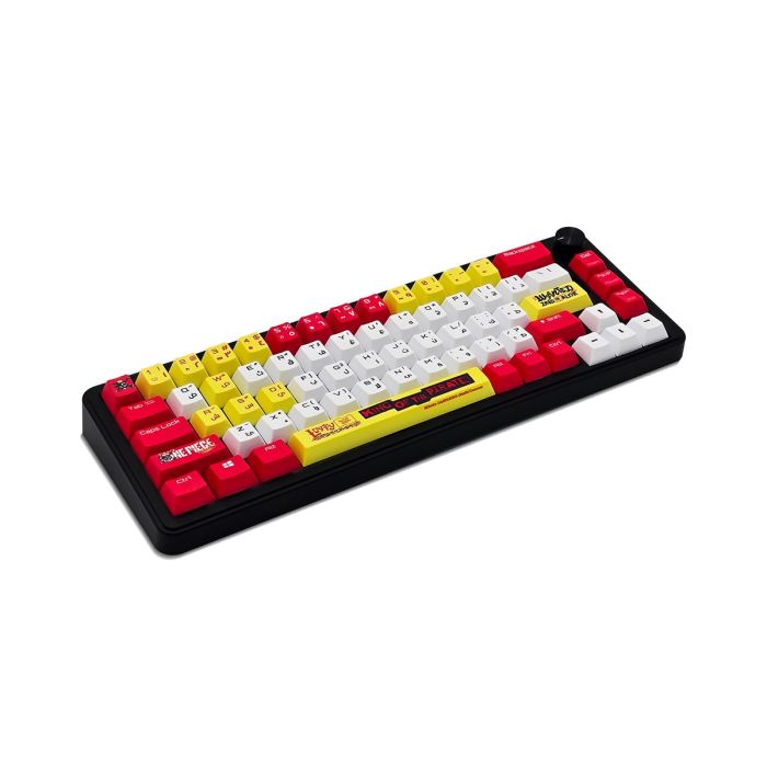 GamerTek Nexus 65% Layout Tri Mode Mechanical Keyboard Linear Switches - Luffy Edition