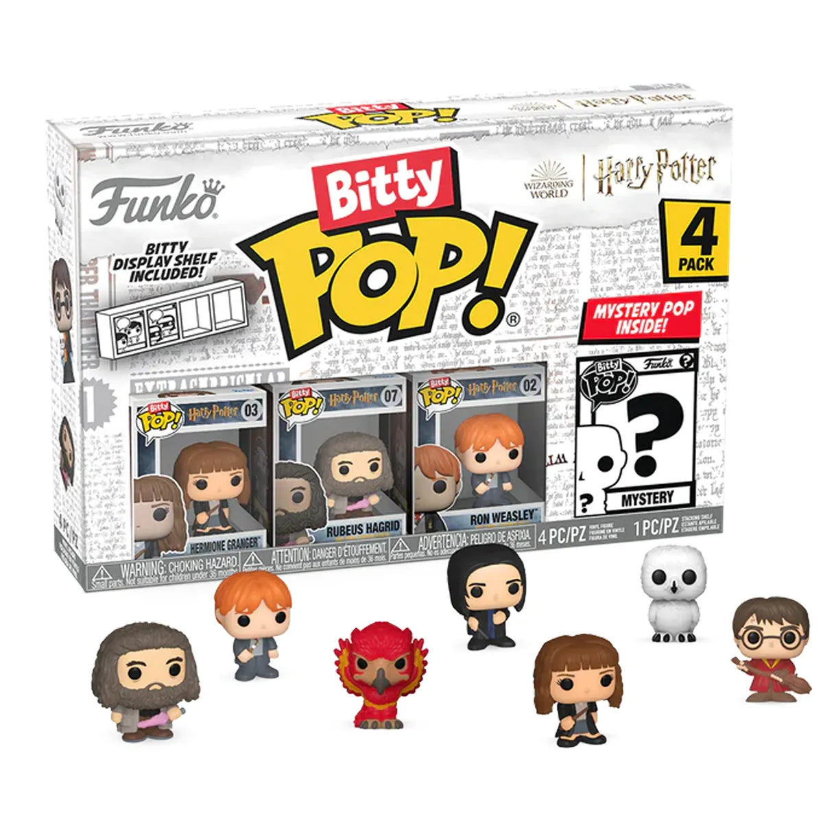 Bitty Pop! Harry Potter - Hermione in Robe 4Pk - 2.3cm