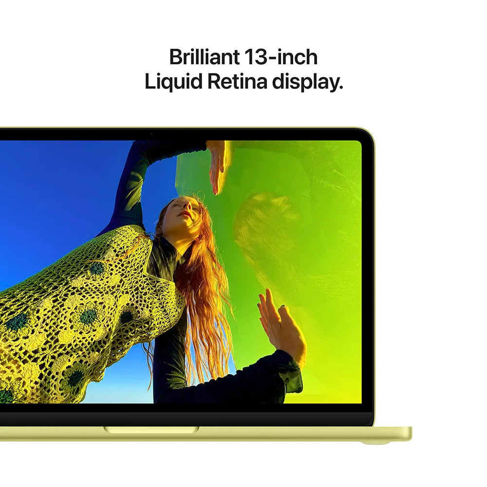 Apple MacBook Neo - 13" / A18 Pro / 6-core CPU / 5-core GPU / 16 Core Neural Engine / 8GB RAM / 256GB SSD / English - Arabic Keyboard Without Touch ID Citrus - 1YW / MHFD4AB