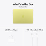 Apple MacBook Neo - 13" / A18 Pro / 6-core CPU / 5-core GPU / 16 Core Neural Engine / 8GB RAM / 256GB SSD / English - Arabic Keyboard Without Touch ID Citrus - 1YW / MHFD4AB