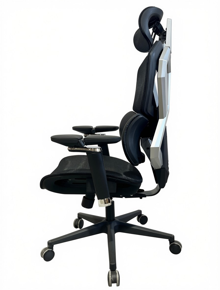 Sades Phoenix SA-AD10-B Adjustable Mesh Gaming Chair with 6D Armrest - Black