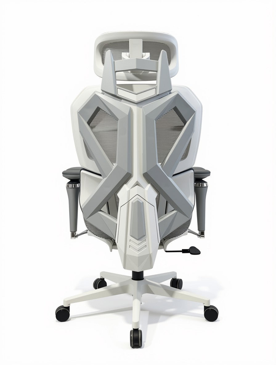 Sades Phoenix SA-AD10-W Adjustable Mesh Gaming Chair with 6D Armrest - White