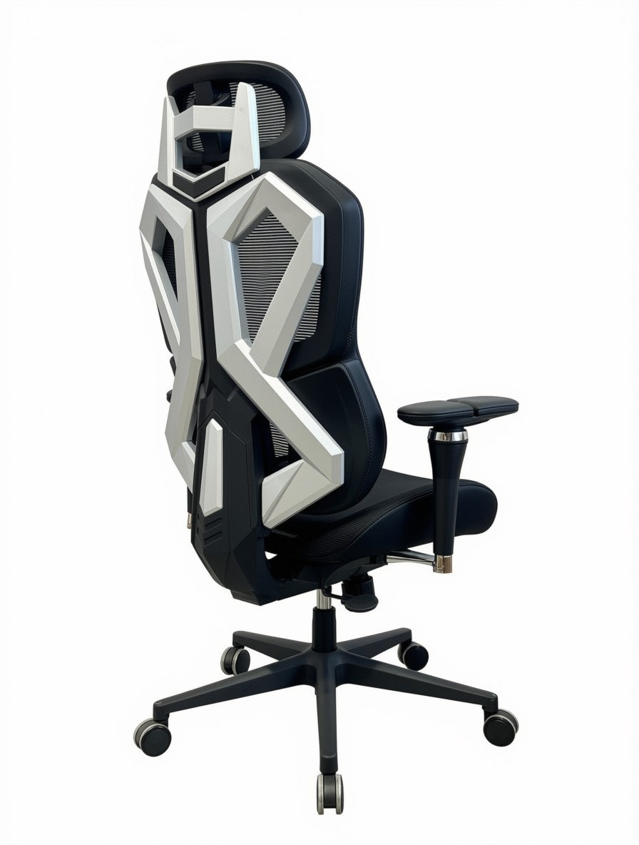 Sades Phoenix SA-AD10-B Adjustable Mesh Gaming Chair with 6D Armrest - Black