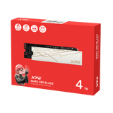 XPG Mars 980 Blade 4TB SSD PCle Gen5 x4 - White for Pc & PlayStation 5