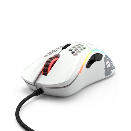 Glorious Model D Wired USB Gaming Mouse (68g) - Matte White