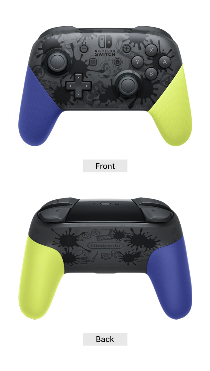 Nintendo Switch Pro Controller Splatoon 3 Edition Level Up