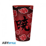 NARUTO SHIPPUDEN - Large Glass - 400ml - Akatsuki -