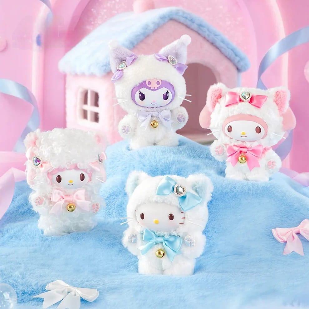 Sanrio characters Shining Meow Group Series Plush Relaxing T (Blind Box) selling per piece - 25MR-015