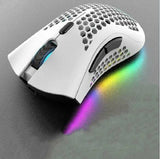 K-Snake BM600 1600 DPI 7-keys Hollow Lightweight Wireless Charging RGB Colorful Gaming Mouse(Wireless BM600 )