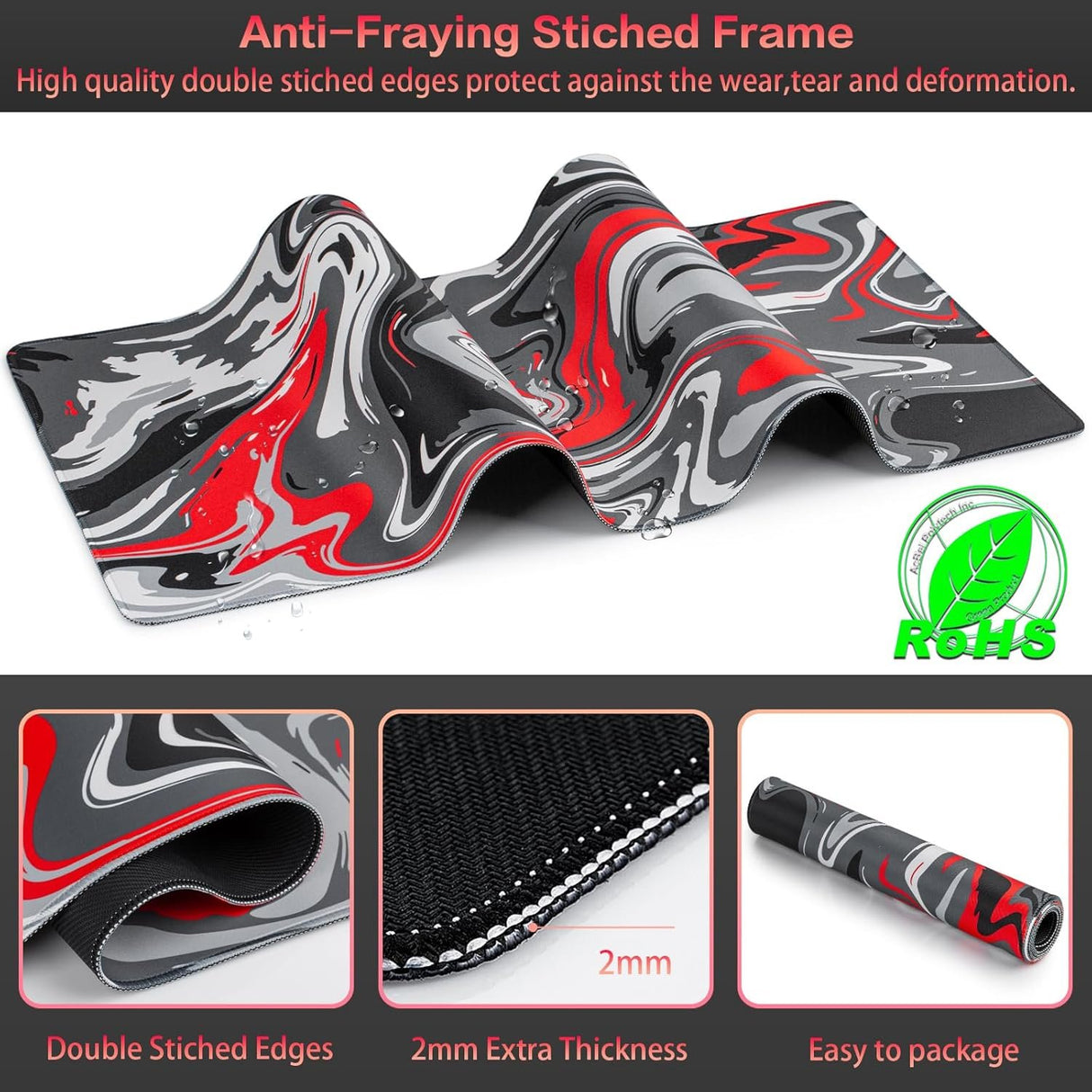 Gaming Mouse Pad, Large Mouse Pad XL  Size 90 x 40CM - Vibrant