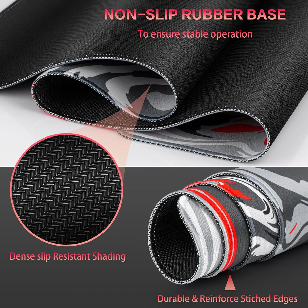 Gaming Mouse Pad, Large Mouse Pad XL  Size 90 x 40CM - Vibrant