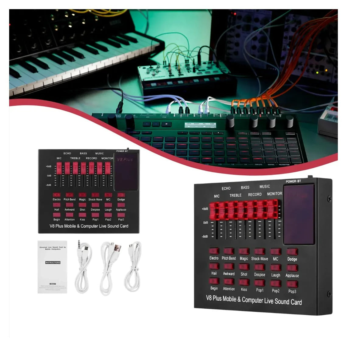 V8 PLUS SOUND CARD
