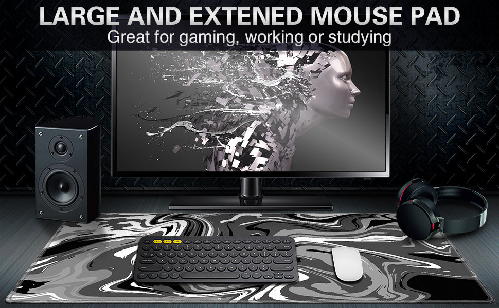 Gaming Mouse Pad, Large Mouse Pad XL  Size 90 x 40CM - Vibrant