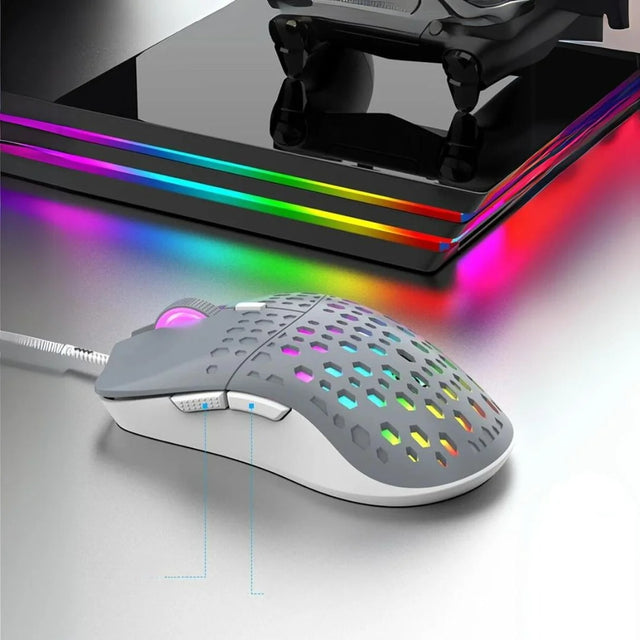 RAIKU G701 RGB Wired Gaming Mouse – Level Up