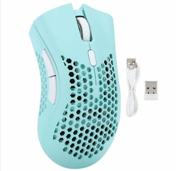K-Snake BM600 1600 DPI 7-keys Hollow Lightweight Wireless Charging RGB Colorful Gaming Mouse(Wireless BM600 )