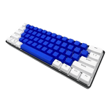 SUNNYSEE K61 Mechanical Keyboard in White & Blue - Blue Switch