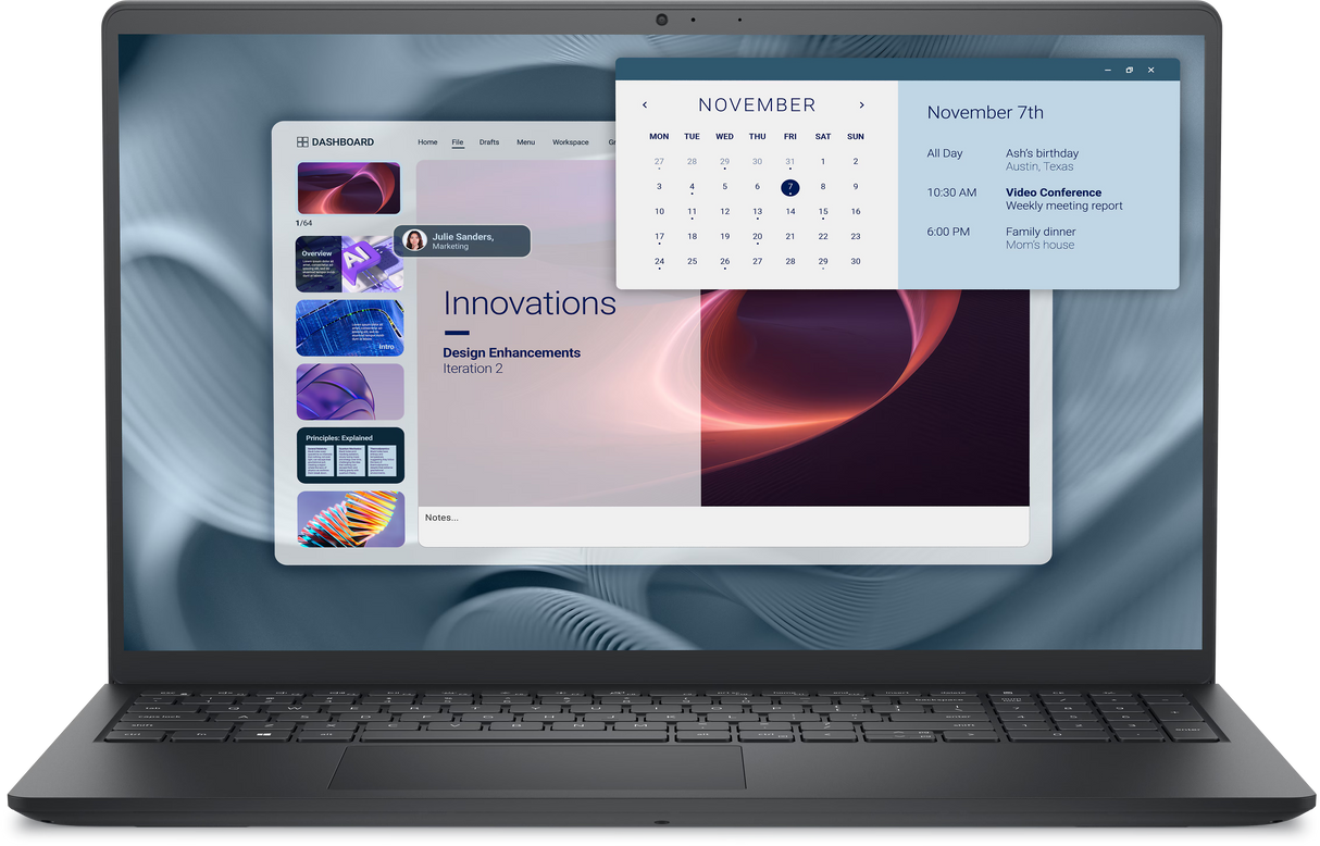 Dell Pro 15 Essential PV15250/I7-1355U/8GB DDR5 RAM/512GB NVME SSD/DOS/Eng Keyboard/1YW / pv15250_rplu_006_p