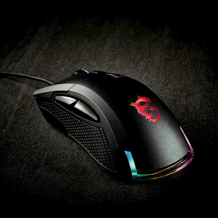 MSI Clutch model GM50 Up to 7,200 DPI RGB Wired Gaming Mouse