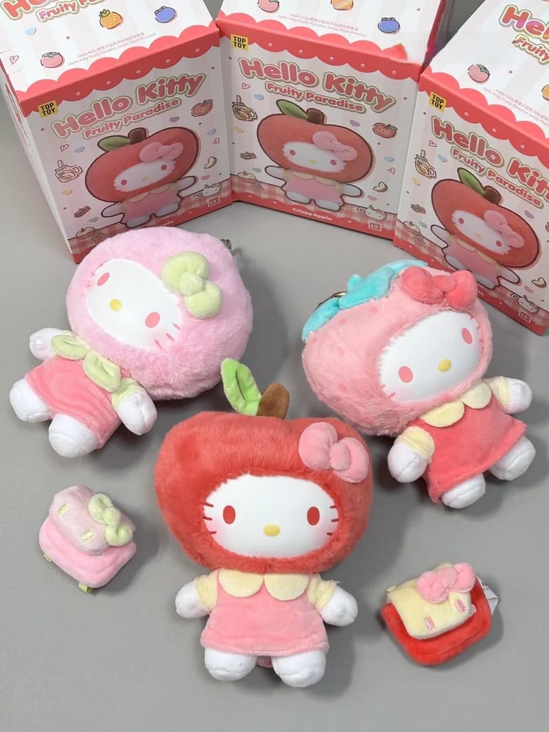 Hello Kitty Fruity Paradise Series Plush Pendant (Blind Box) selling per piece - 2303445910100