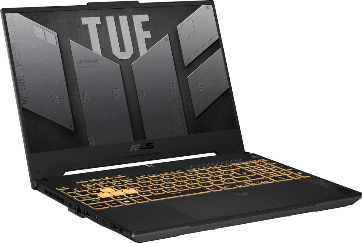 كمبيوتر محمول للألعاب ASUS TUF Gaming F15 مقاس 15.6 بوصة وتردد 144 هرتز ومعالج Intel Core i7-13620H وكرت شاشة  NVIDIA GeForce RTX 4070 سعة 8 جيجابايت ورامات  سعة 16 جيجابايت ووحدة تخزين SSD4 IPS-Level (100% sRGB) - FX507VI-F15.I74070