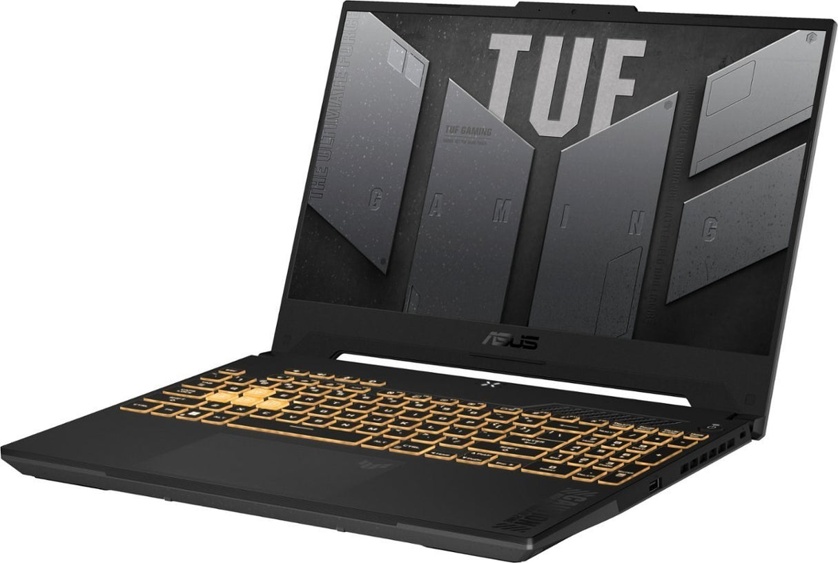 كمبيوتر محمول للألعاب ASUS TUF Gaming F15 مقاس 15.6 بوصة وتردد 144 هرتز ومعالج Intel Core i7-13620H وكرت شاشة  NVIDIA GeForce RTX 4070 سعة 8 جيجابايت ورامات  سعة 16 جيجابايت ووحدة تخزين SSD4 IPS-Level (100% sRGB) - FX507VI-F15.I74070