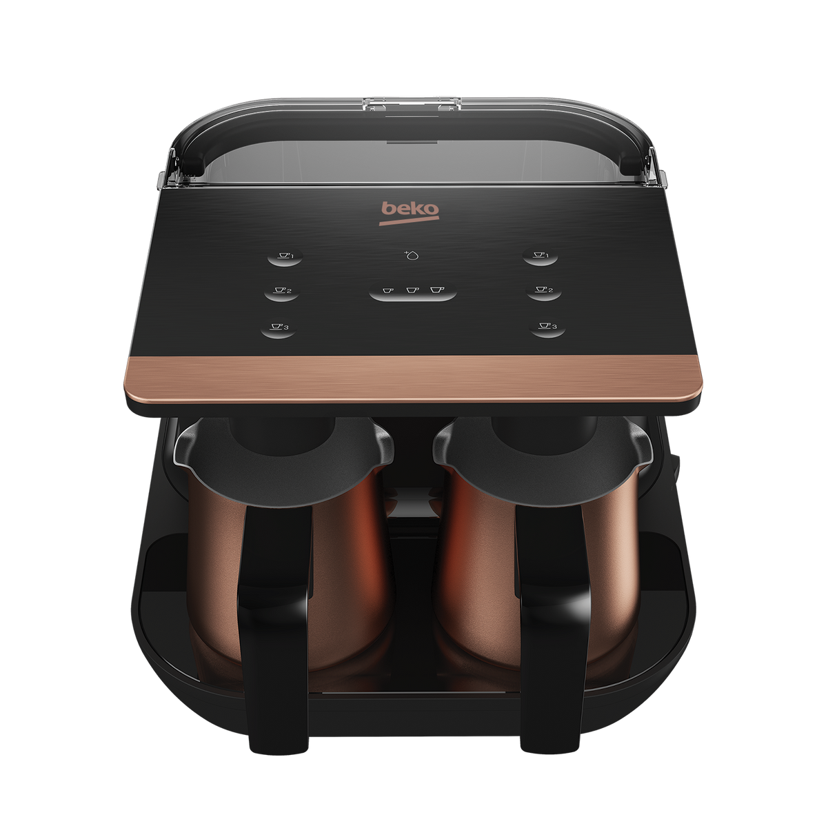 BEKO TKM-8961B TELVE DUO Turkish Coffee Maker- 1050W - (Copper/Black)