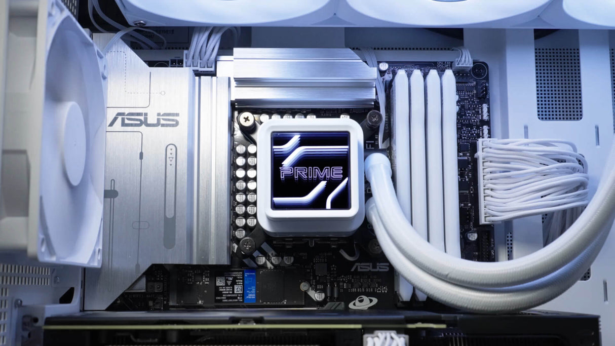 ASUS PRIME LC 360 ARGB AIO Liquid CPU Cooler, White