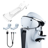 Dobe PS5 VR2 Stand Kit with Magnetic Fast Charging Cable TP5-2523