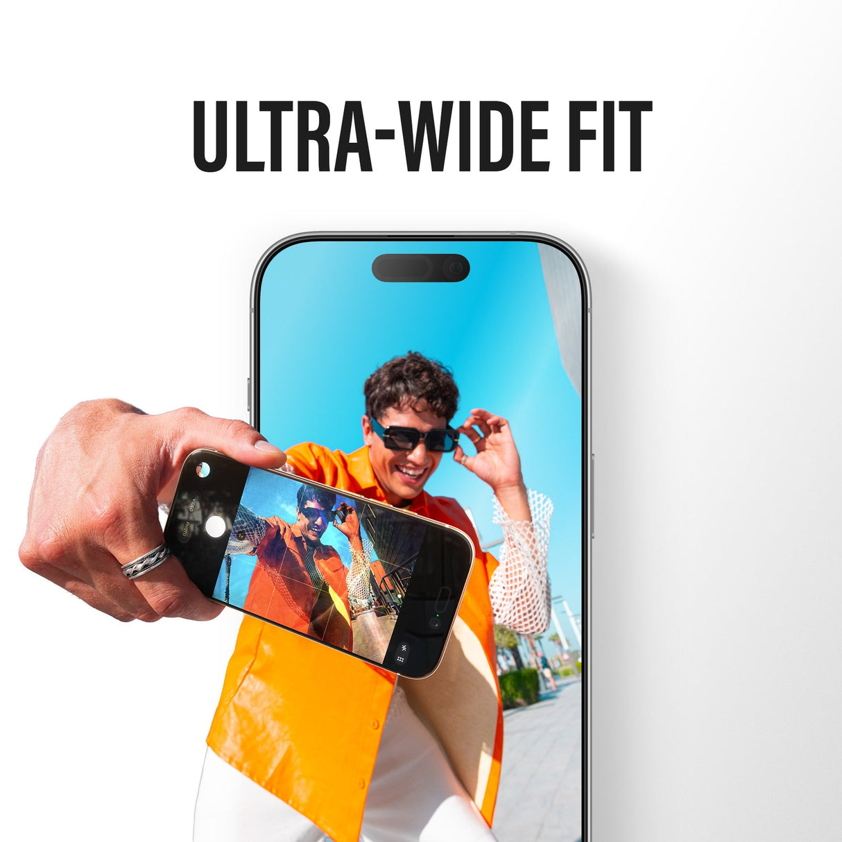 PanzerGlass® Screen Protector iPhone 17 Pro Max | Ultra-Wide Fit w. Fastfit in-a-box