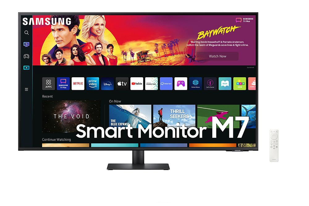 Samsung 43" UHD Screen with Smart TV Experience, 4 ms Responding Time, 60Hz Refresh Rate Flat Monitor