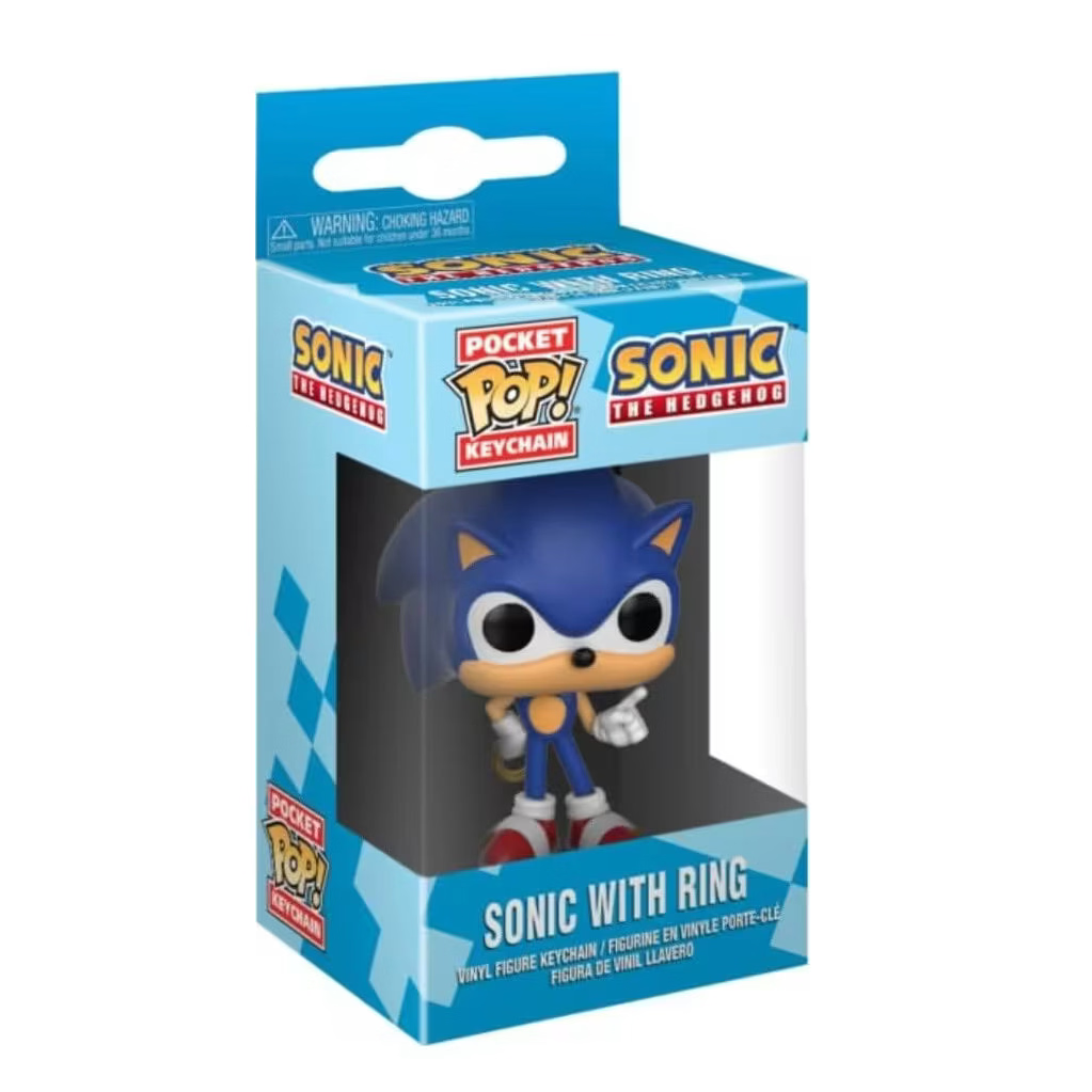 Pocket Pop! Games - Sonic w/ Ring - 4 cm