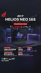 Acer Predator Helios Neo 16S AI Gaming Laptop Core Ultra 9 275HX, RTX 5070 Ti (12GB GDDR7), 32GB RAM, 1TB SSD, 16" QHD+ (2560×1600) 240Hz OLED, Win 11 Home - Black PHN16S-71-98RF | NH.U0KAA.001 (Delivery within 5 Working Days)