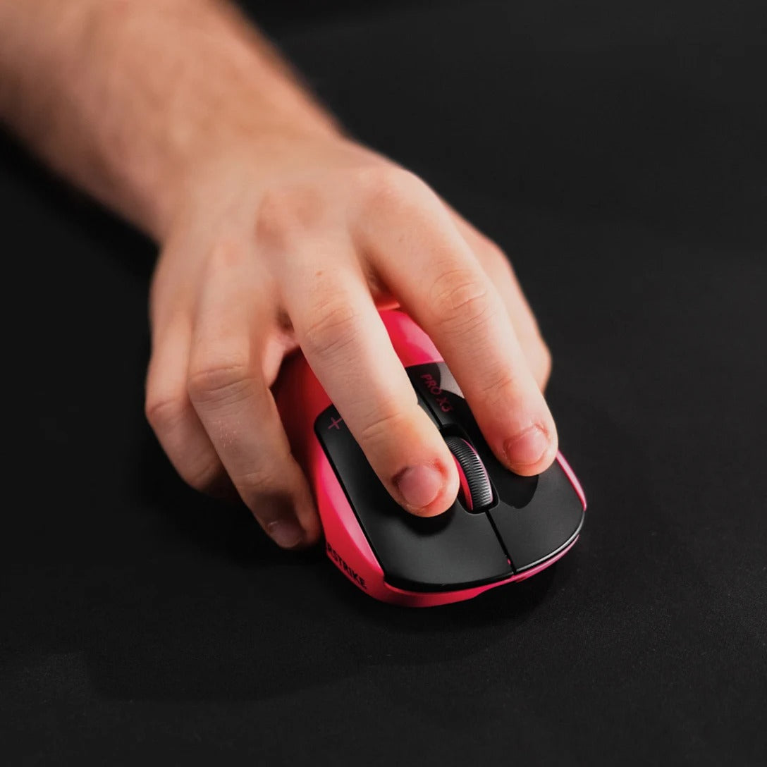 Logitech PRO X3 SUPERSTRIKE LIGHTSPEED Wireless Gaming Mouse HERO 2 Sensor Up to 48,000 DPI - Magenta Eclipse