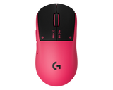 Logitech PRO X3 SUPERSTRIKE LIGHTSPEED Wireless Gaming Mouse HERO 2 Sensor Up to 48,000 DPI - Magenta Eclipse