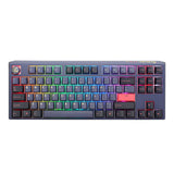 DUCKY ONE 3 TKL PBT HOT SWAP Blue Switch Cherry RGB Wired Mechanical Gaming Keyboard Arabic - Cosmic Blue