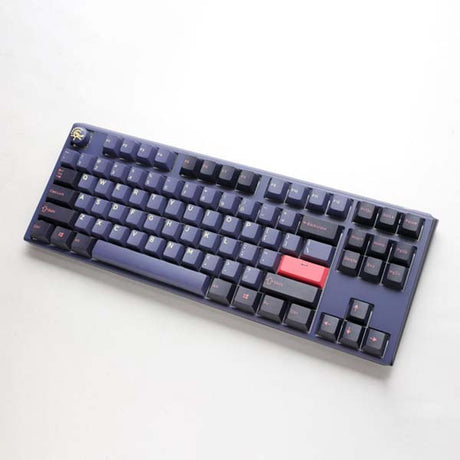 DUCKY ONE 3 TKL PBT HOT SWAP Blue Switch Cherry RGB Wired Mechanical Gaming Keyboard Arabic - Cosmic Blue