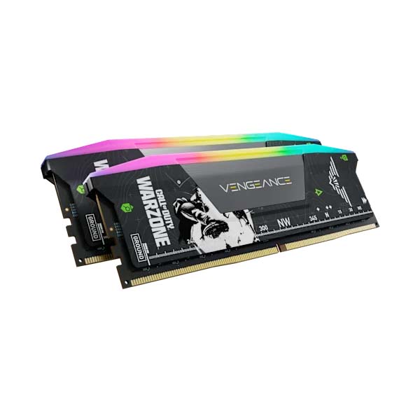 Corsair VENGEANCE RGB 32GB (2x16GB) DDR5 DRAM 6400MT/s CL32 AMD EXPO & Intel XMP Memory Kit CALL OF DUTY®: WARZONE EDITION - Grey