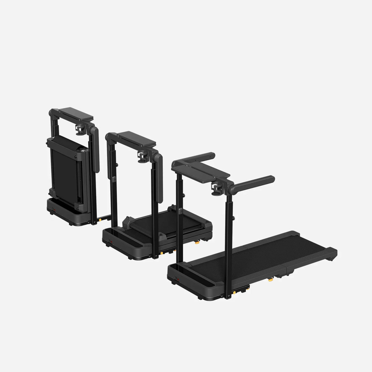 Kingsmith walking Pad & Treadmill MX10 with Max Speed 10km/h with 1HP Brushless Motor including Foldable Stand & Cup Holder - Black