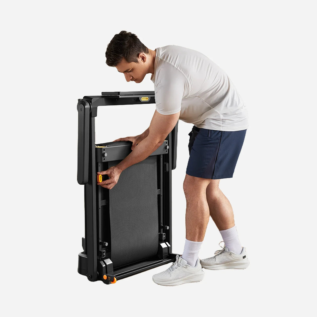 Kingsmith walking Pad & Treadmill MX10 with Max Speed 10km/h with 1HP Brushless Motor including Foldable Stand & Cup Holder - Black