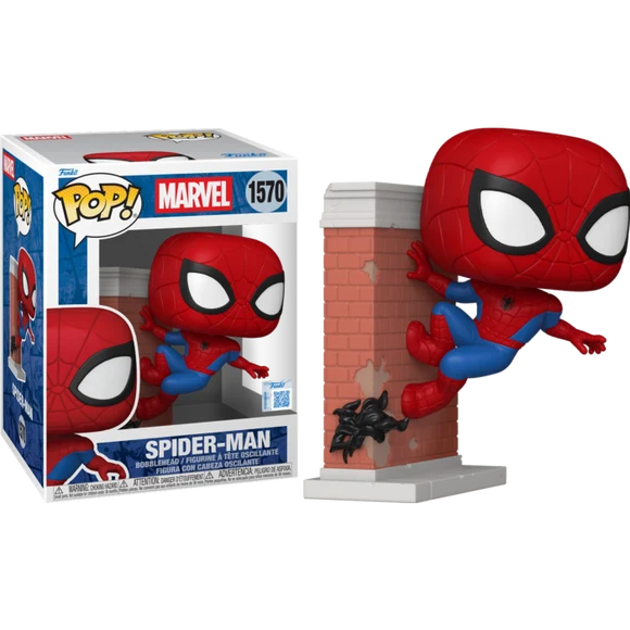 Pop Premium! Marvel: Spider-Man Leaning (Exc) - 9cm
