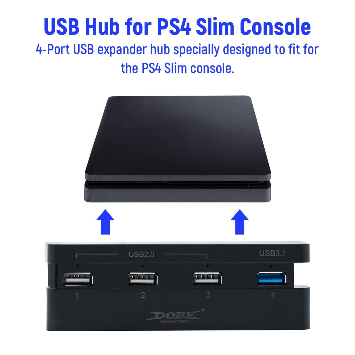 DOBE USB HUB FOR PlayStation 4 Slim TP4-821