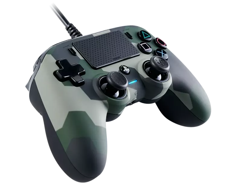 وحدة تحكم PS4 صغيرة الحجم بنمط تمويه أخضر من ناكون