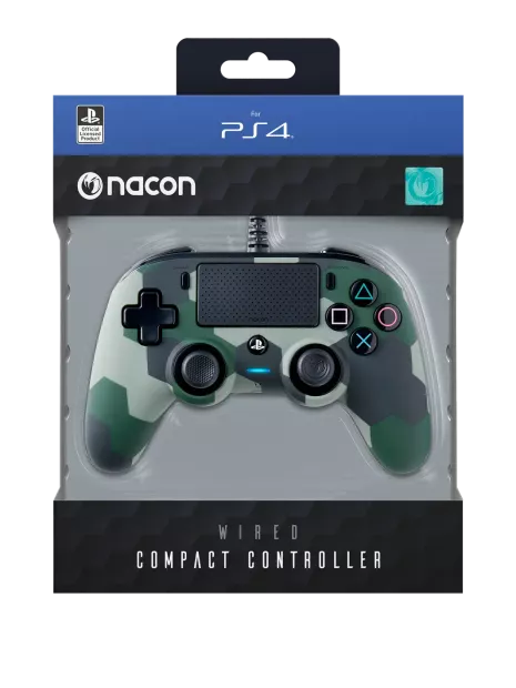 وحدة تحكم PS4 صغيرة الحجم بنمط تمويه أخضر من ناكون