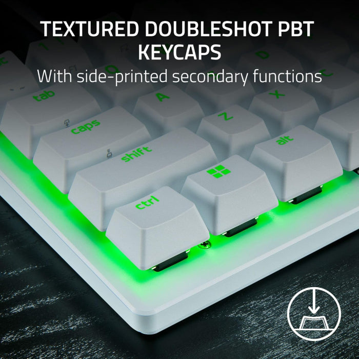 Razer Huntsman V3 Pro Mini 60% Analog Optical Esports Keyboard - White