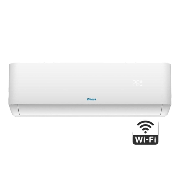 Wansa Split AC, 15200 BTU, 1.5 Ton, Wi-Fi Connection, WSUC15CTWS-24 - White