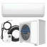 Wansa Split AC, 15200 BTU, 1.5 Ton, Wi-Fi Connection, WSUC15CTWS-24 - White